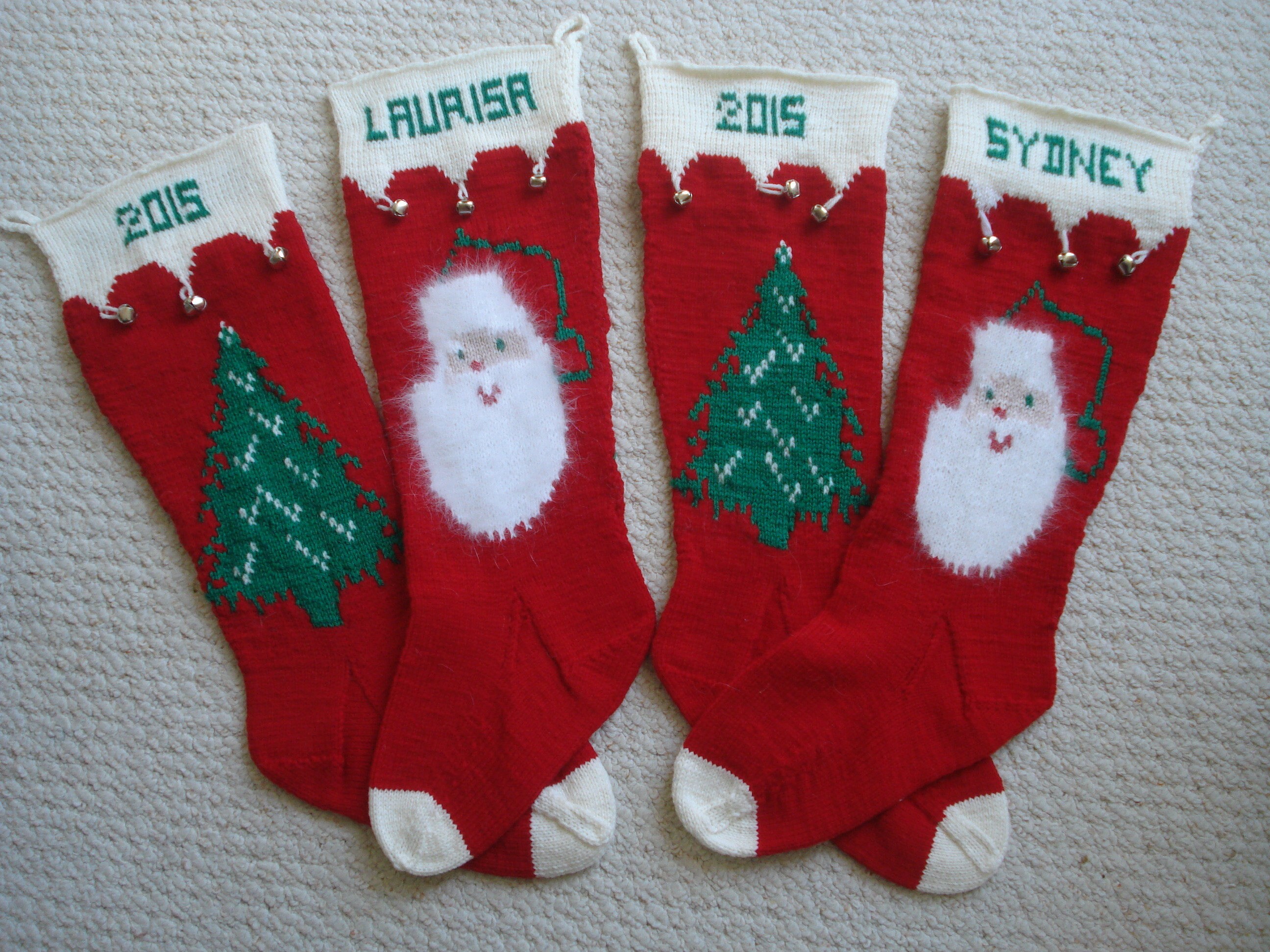 Reservation Fee For Personalized Hand Knit Christmas Stocking | Etsy