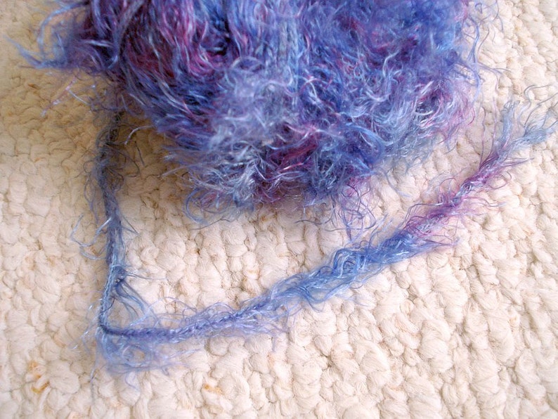 Short Curly Eyelash Yarn Made in Italy 1 ball