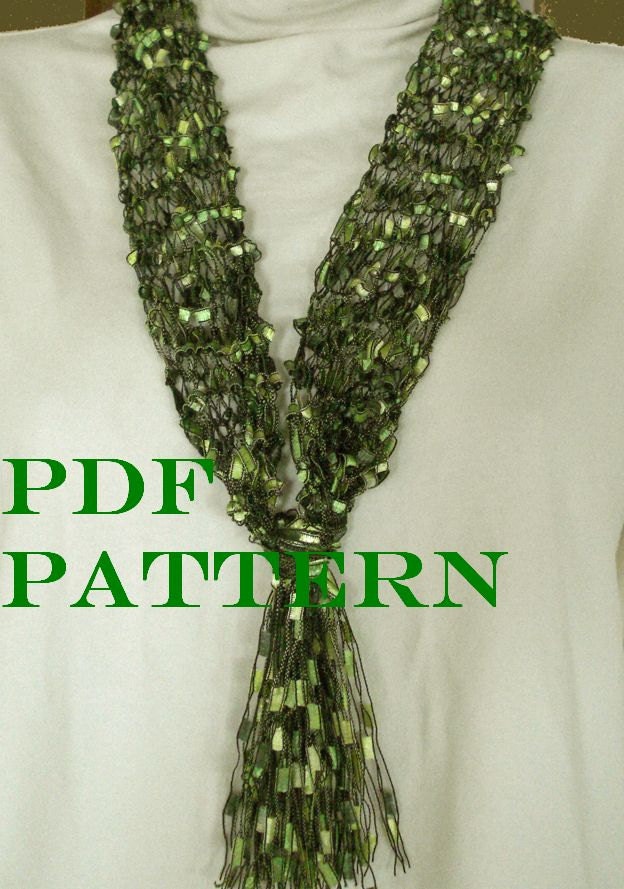 Ladder ribbon best sale scarf tutorial