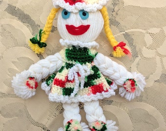 Yarn Doll Handmade for Babies and Young Children - Vintage Doll