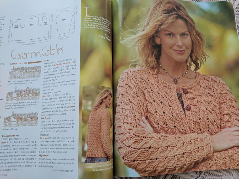 Knitter's From the Knitting Universe, Spring 2004 Knitting Patterns for