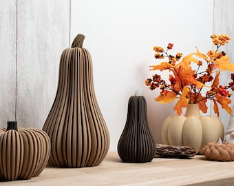 Décoration automnale élégante | Décoration | Citrouille | Automne | Impression 3D | Décoration | Saison automnale | Décoration scandinave | Intemporel | Moderne