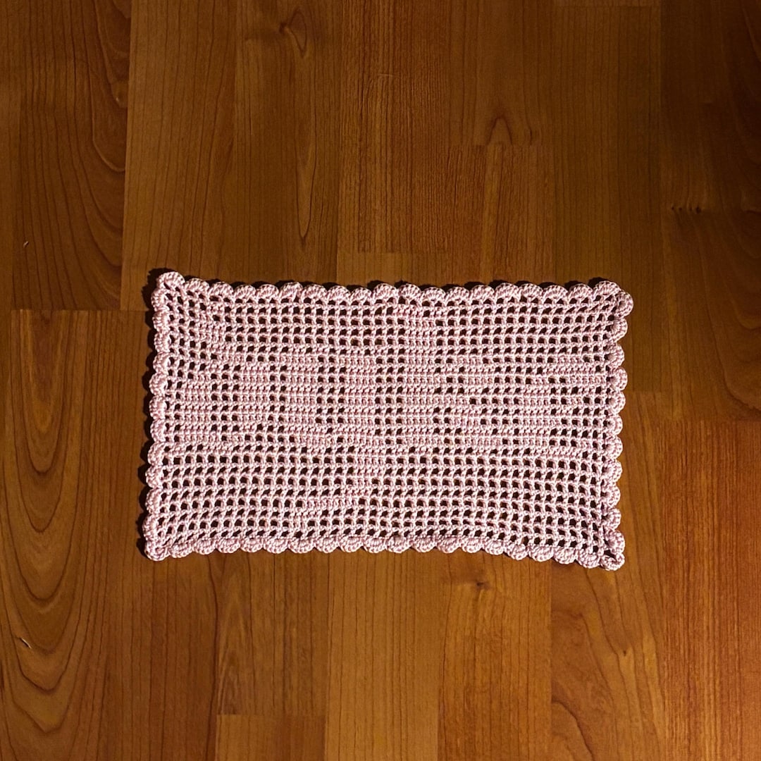 DYKE Filet Crochet Grid Pattern - Etsy
