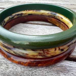 ビンテージ ベークライト バングル 4 アクセサリー