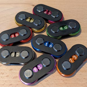 Premium spin down life counter - mtg - magic the gathering - dnd - geek gift - gamer - commander - HP tracker - game