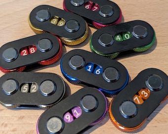 Premium spin down life counter - mtg - magic the gathering - dnd - geek gift - gamer - commander - HP tracker - game