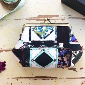 Borsa di carta di seta / Cosa ottenere mia madre / Cosa ottenere mia figlia / Bacio blocco tessuto chiusura borsa / cambiare borsa / Cosa ottenere mia figlia in legge