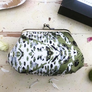 Borsa a gettoni con stampa animale / borsa da sera / idee regalo sorella / cosa ottenere mia madre / sorella / figlia / mamma / per Natale / la mia damigella d'onore / chiusura a bacio