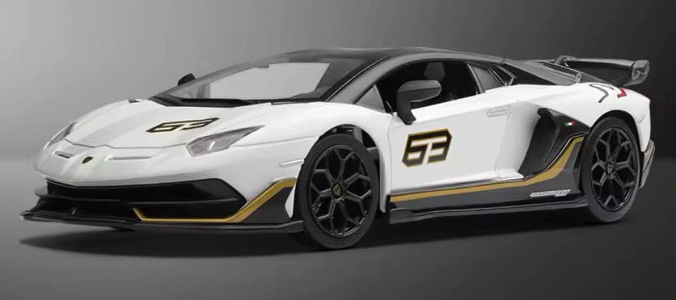 Yellow Lamborghini Model