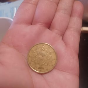 2002 50c-mynt från Italien