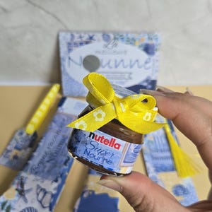 Mini pot Nutella personnalisé