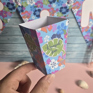 Pot popcorn 7 cm personnalisé