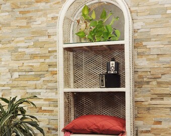 Rattan Bookshelf Etsy