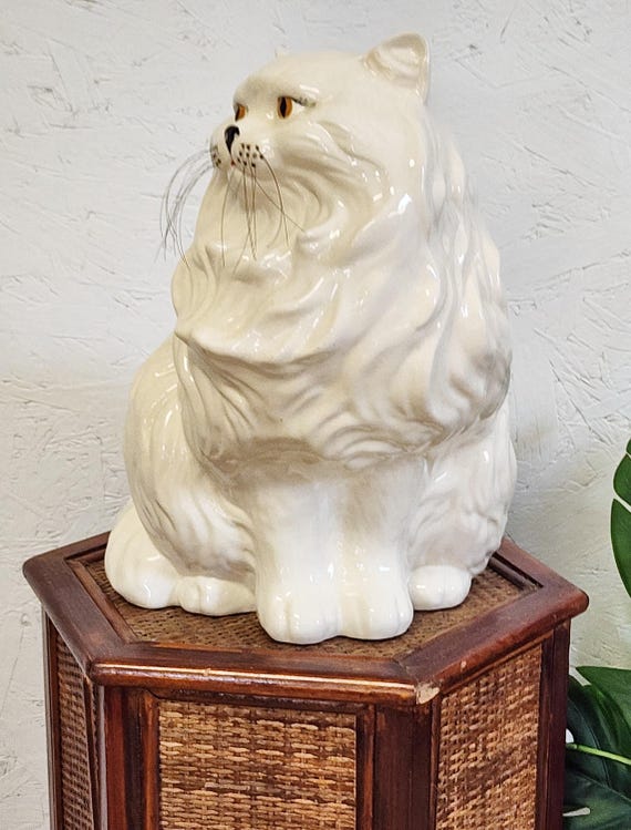 【suumaさま】vintage figure ୨୧ * 白茶 ふわふわ猫ちゃん suumaさま】vintage figure ୨୧ * 白茶 ふわふわ猫ちゃん