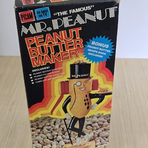 Mr. Peanut Peanut Butter Maker - Etsy