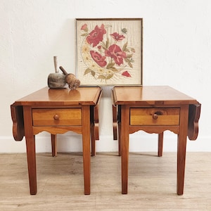 Antique single drawer side tables - Etsy 日本