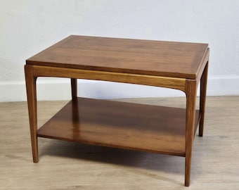 Lane Rhythm Walnut End Table-Vintage 997 05 Lane Side Table-Solid Wood
