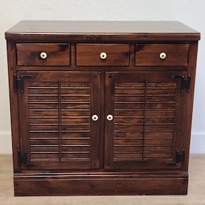 Vintage Ethan Allen Bookcase - Etsy