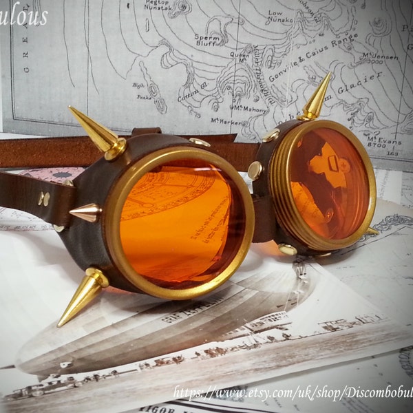 Steampunk goggles, vintage goggles, victorian goggles, aviator goggles, steampunk glasses, engineer goggles, cosplay goggles