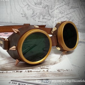 Steampunk Brillen, Vintage-Brillen, Siegerbrillen, Fliesenbrille, Steampunk-Brillen, Ingenieurbrille, Kosplayerbrille