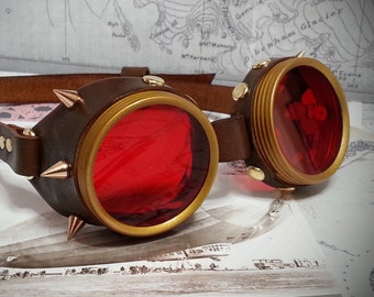 Steampunk goggles, vintage goggles, victorian goggles, aviator goggles, steampunk glasses, reenactment goggles, cosplay goggles