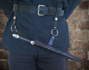 Wand Holster *Wand & Belt not included*,magic wand,wicca, larp wand, cosplay wand,leather wand holster, dnd holster, witch wand, wizard wand