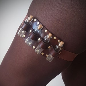 Garter with Hip Flask Costume Accessory Garter with Hip Flask Costume Accessory