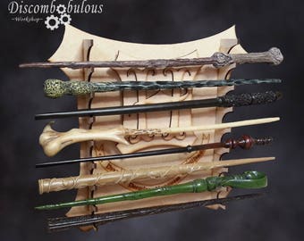 Wand Stand Kit Wall Hanging -  *Wands not Included*, wand holder, wand display, wand organizer, wand mount