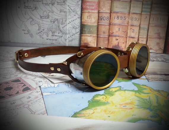 Gafas Steampunk, gafas vintage, gafas victorianas, gafas de aviador, gafas  steampunk, gafas de disfraces, gafas cosplay -  México