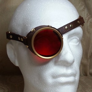 Steampunk Brille, Vintage Brille, viktorianische Brille, Fliegerbrille, Steampunk Brille, Techniker Brille, Cosplay Brille, Monokel