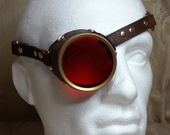 Steampunk goggles, vintage goggles, victorian goggles, aviator goggles, steampunk glasses, engineer goggles, cosplay goggles, Monocle