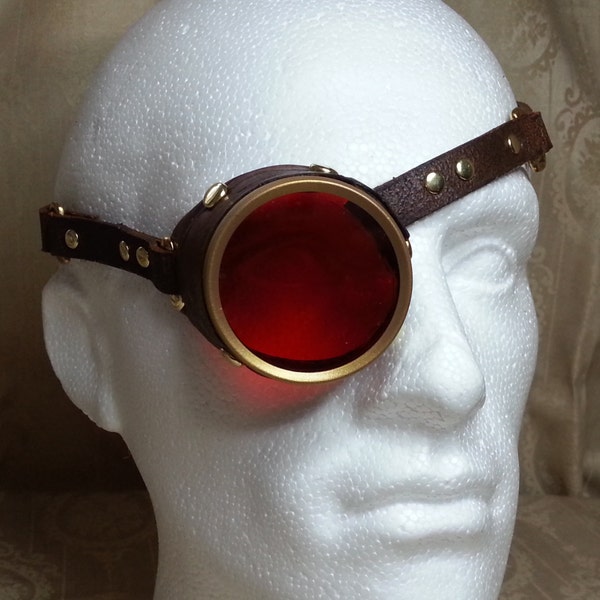Lunettes steampunk, lunettes vintage, lunettes victorienne, lunettes aviateur, lunettes steampunk, lunettes de l’ingénieur, lunettes de Cosplay, monocle