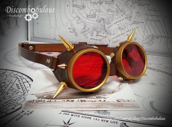 1 pieza de gafas góticas vintage Steampunk, accesorios para