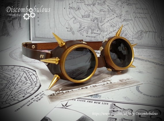 Gafas Steampunk, gafas vintage, gafas victorianas, gafas de aviador, gafas  steampunk, gafas de disfraces, gafas cosplay -  México