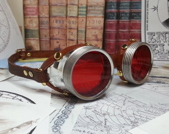 Steampunk goggles, vintage goggles, victorian goggles, aviator goggles, steampunk glasses, engineer goggles, cosplay goggles