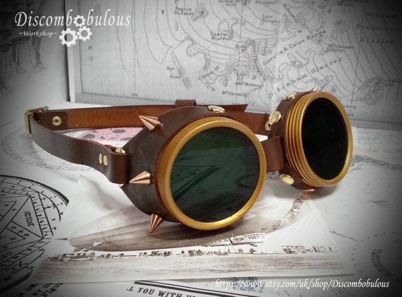 Gafas Steampunk, gafas vintage, gafas victorianas, gafas de aviador, gafas  steampunk, gafas de ingeniería, gafas cosplay -  España