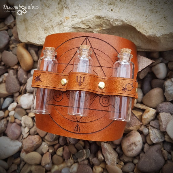 Alchemists leather cuff