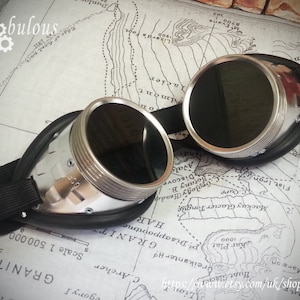 Goggles with a choice of coloured lenses, ideal for Steampunk, Cosplay, LARP image 2