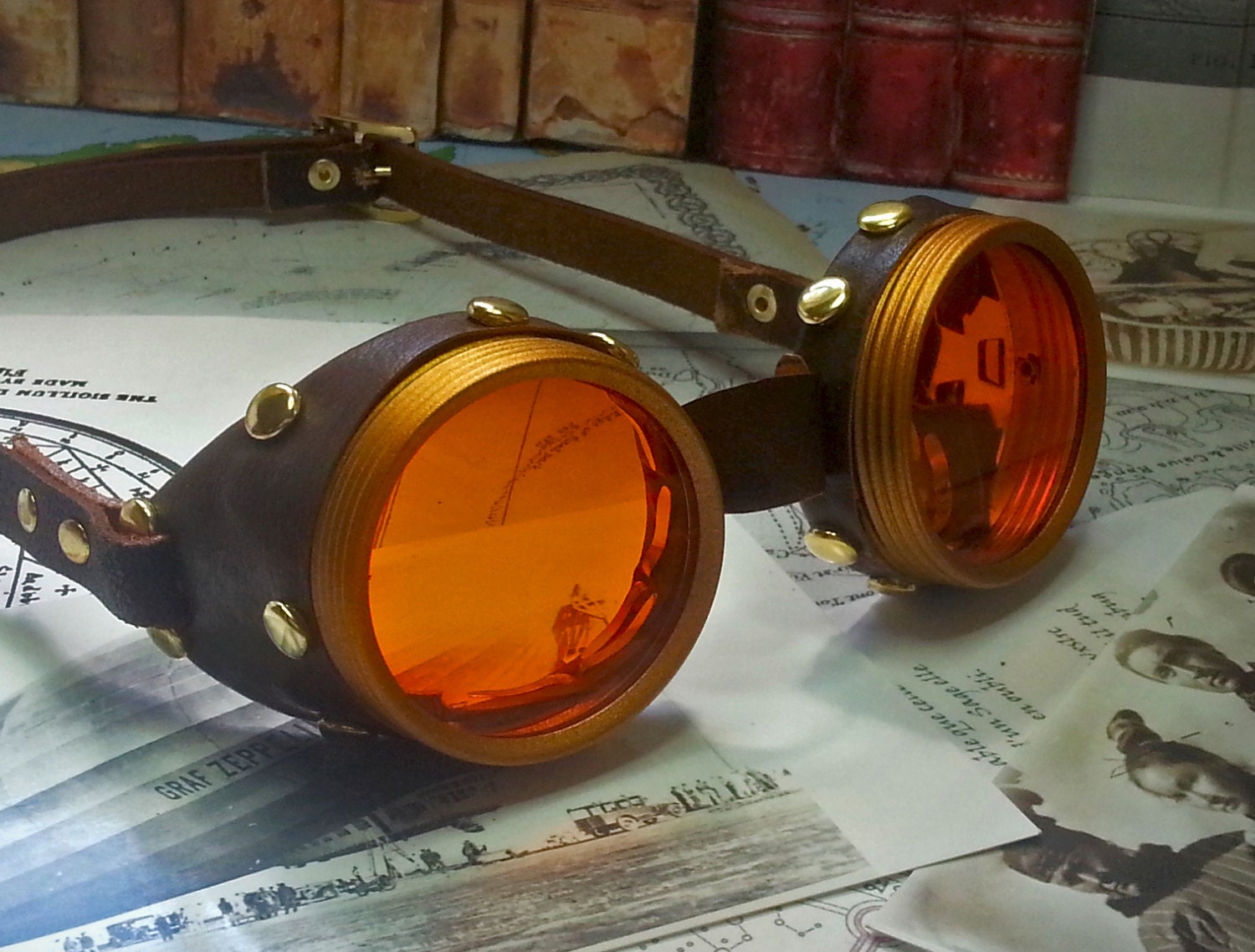 Steampunk Aviator Goggles