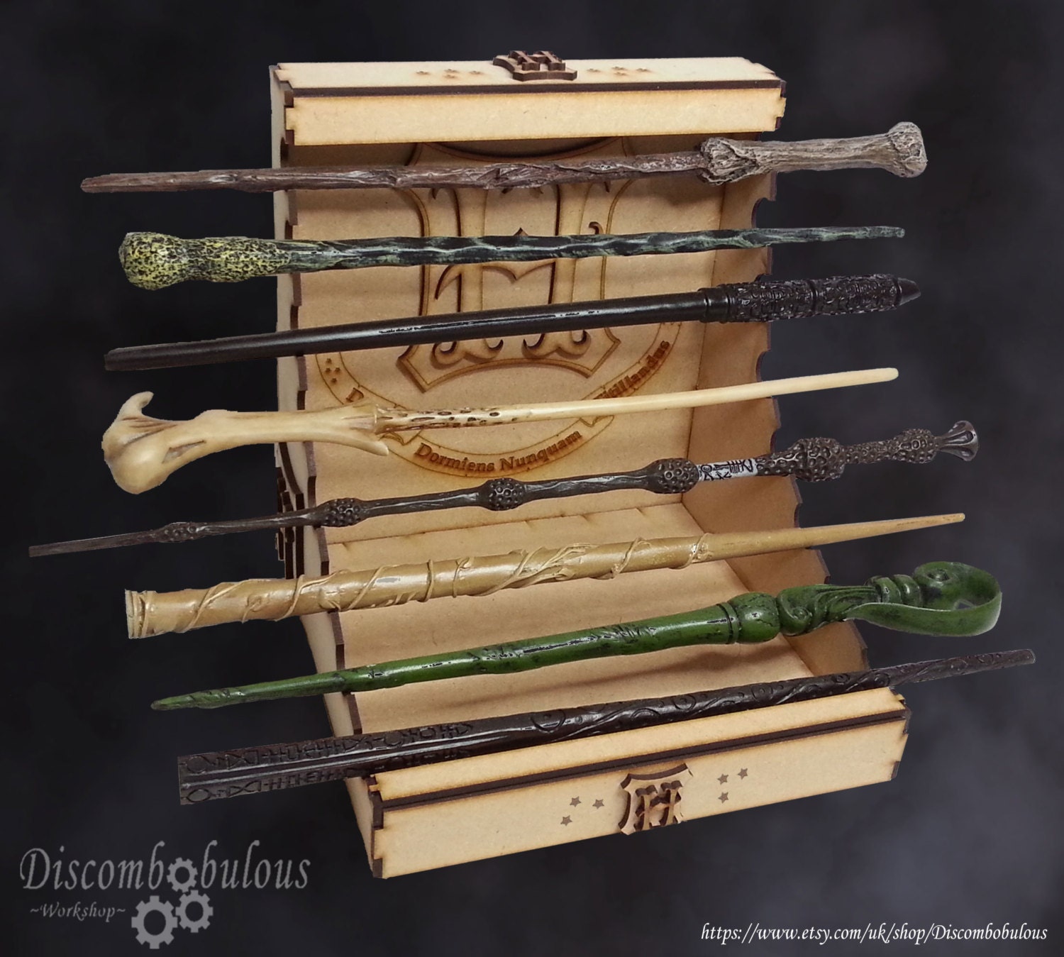 Movie Harry Potter Wizards Home Decoration Display Magic Wand Holder Collection 