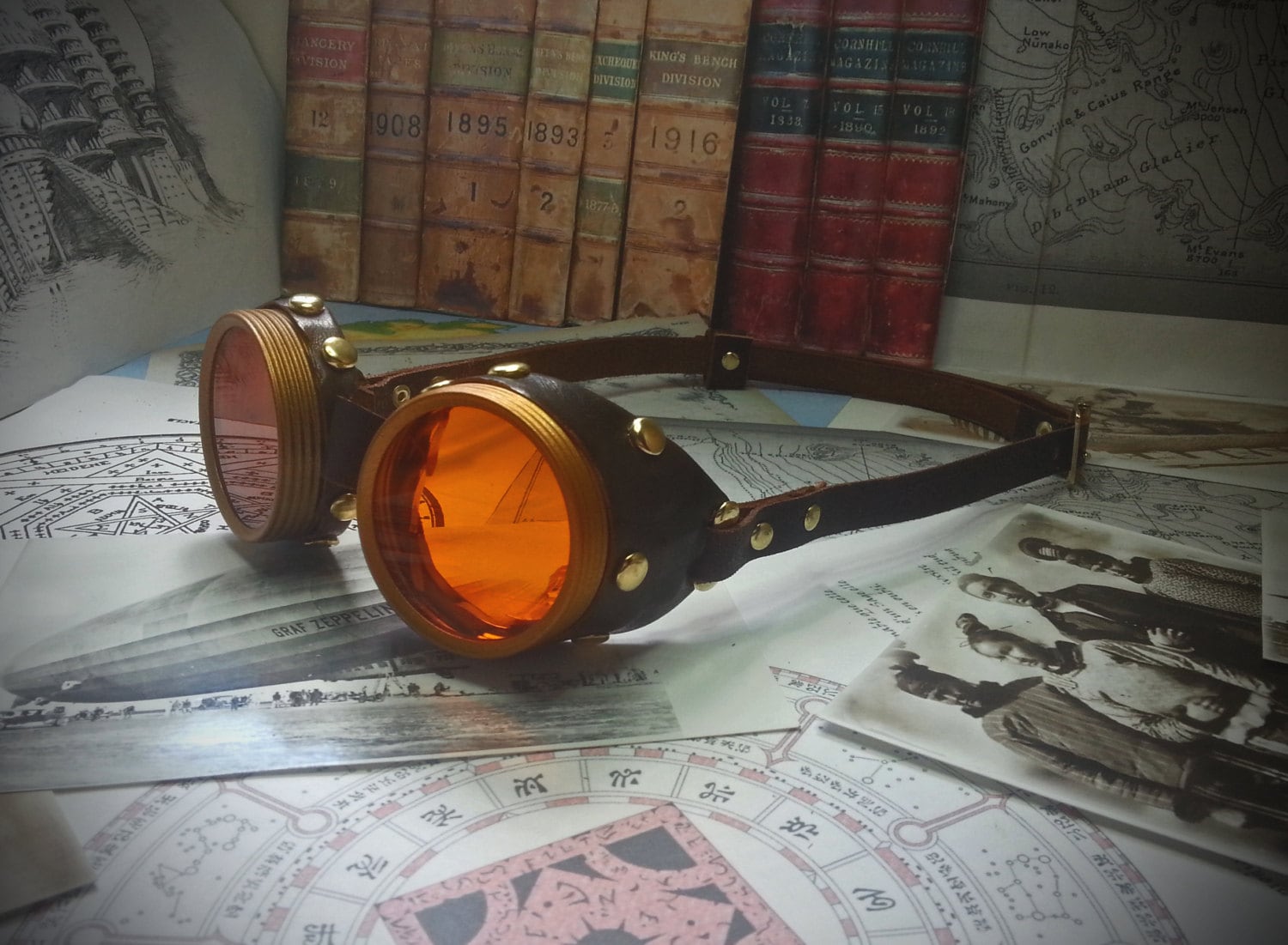 Steampunk Goggles, Vintage Goggles, Victorian Goggles, Aviator Goggles,  Steampunk Glasses, Engineer Goggles, Cosplay Goggles 