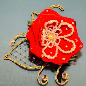Red Rose Ballet Headpiece: Don Quixote, Paquita, Kitri