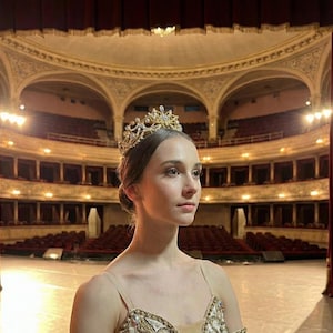 Ballet tiara gold - Etsy 日本