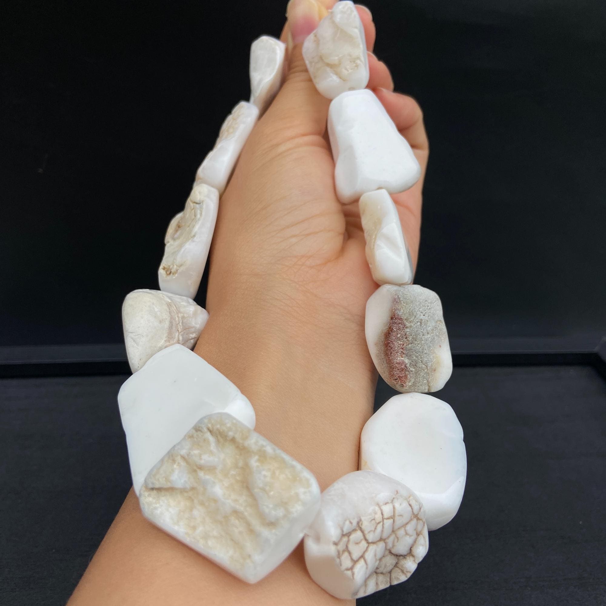 Set Di 1073 Perline In Pietra Naturale Per Gioielli Fai Da Te – 24 Colori, 5-7 Mm, Con Foro, Per Bracciali, Collane, Orecchini, Adulti E Bambini