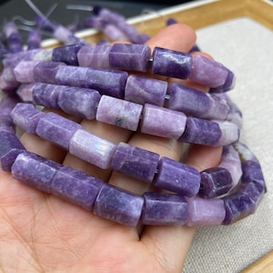 Natural Brazilian Purple Jade Beads for Boho Jewelry Making DIY Bracelet Necklace Energy Stone Crystal Supplies Gift Ideas