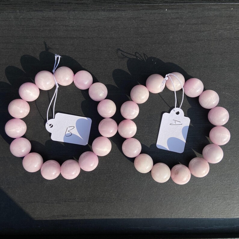Natuurlijke lilakleurige kunziet kralen voor sieraden maken, boho DIY edelsteenkoord, helende kristallen armband ketting afbeelding 6