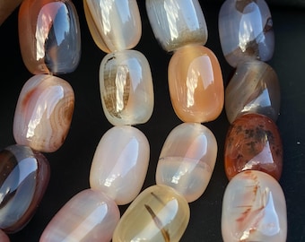 Natuurlijke agaat kralen voor sieraden maken, boho DIY edelstenenmix voor helende kettingen armbanden en handgemaakte ontwerpen