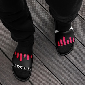 Block 41 music unisex sliders