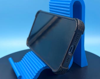 Supporto per telefono versatile, robusto e moderno (ufficio, scuola, scrivania, bancone)