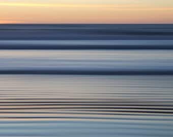 Limited Edition Fine Art Photography Print, Large Wall Art, Abstract, Long-exposure Photography, Beach Art, Sunset, Furrow